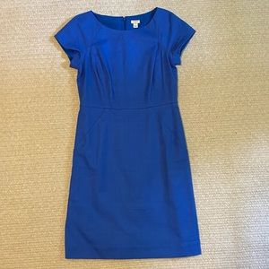 JCrew Blue Sheath Dress Sz 10